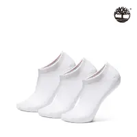 在飛比找PChome24h購物優惠-Timberland 男款白色簡約舒適3入組短襪|A1X81
