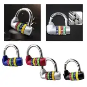 Portable 4 Digit Combination Padlock Outdoor Password Padlock for Gym Locker
