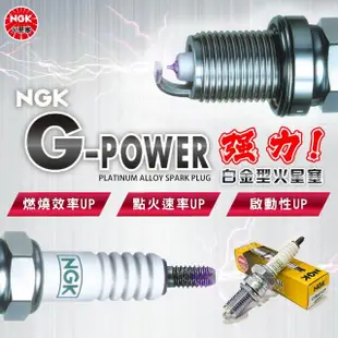 【日本 NGK】日本製 機車專用 強力白金火星塞(DR8EGP)