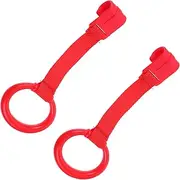 Cute Design Baby Pull Ring 2pcs Nursery Pull Rings Boys and Girls Learning Standing Ring for Physical Development