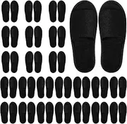 24 Pairs Spa Disposable Slippers Open Toe Non Slip Slippers for Women Men Guests Hotels Home Party Housewarming