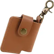 OHPHCALL Cigarette Lighter Leather Case Portable Camping Lighter Sleeve Waterproof Protector Compact Design Easy Access Outdoor Accessory