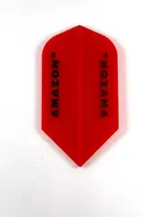 New Slim Darts Flights 10 Set of 3 Clear Red Ruthless Amazon For Steel or Soft