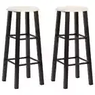 2x Industrial Bar Stools Seats Retro Breakfast Kitchen Dining Chairs Vintage Pub