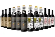 Crazy Shiraz Tasters Red Wine Mixed - 12 Bottles with silver medal wines