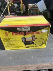 Chicago Electric Tools 3 In. Bench Grinder With Flex Shaft Mini Tool NEW