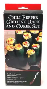 Chili Pepper Grilling Rack & Corer Set-Charcoal Companion