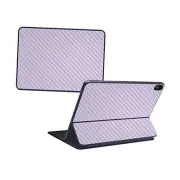 MightySkins Carbon Fiber Skin for Apple iPad Pro Smart Keyboard 12.9" Lilac