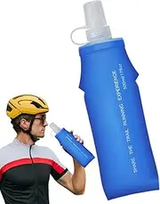 Running Soft Flask - Hydration Flask | Water Container Bag, Water Bottle Folding, Handheld Soft Flask with Easy Open Lid, Fits Hydration Backpacks for Cycling Climbing
