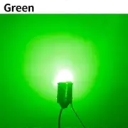 10PCS 6V/12V/24V BA9S T4W Ceramic COB LED car light Bulb License Plate car light Reading Lamp Trunk car light Accsesories Green