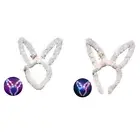 Light Up Easter Headband Led Rabbit Headband Glow Bunny Ear Led Bunny Headband