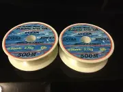 1000m Reel-em-in mono Fishing Line 6lb 2x 500m CLEAR 0.20mm reels D6502CF
