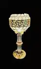 Crystal Bedside Light Room Table Desk Lamp Stainless Steel Base Morden