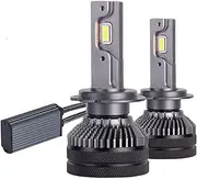 HAN-Store K5C 4300K 110W H7 H4 Led Lamp Double Copper Tube 3000K Led Lights Fit for Car H1 H11 HB3 9005 HB4 9006 Led Headlight Bulb (Emitting Color : 4300K White Yellow, Socket Type : 9005/HB3)