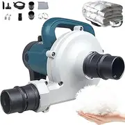 Electric Down Filling Machine, Blowing and Sucking Dual-Purpose Down Machine with Foot Control Switch, 6 Speed Adjustment, Used to Make or Refurbish Down Jackets 10M Pipe