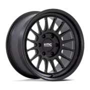 17x8.5 KMC KM447 Impact FORGED Satin Black Wheel 6x5.5 (-10mm)