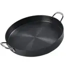 HG (35cm/13.78in)Korean Grill Pan Non Stick Coating Round BBQ Griddle Frying Pan