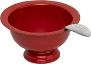 Stinky Cigar Personal Size Ashtray with 1 Stirrup, Matte Red