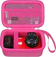 Elonbo Carrying Case for Kodak PIXPRO WPZ2 Rugged Waterproof Digital Camera, Shockproof WiFi 4K Video Digital Camera Storage Cover Bag, Mesh Pocket fits Battery Charger Memory Card. Raspberry