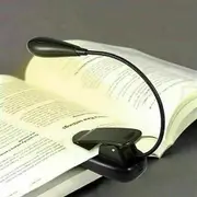 Ozoffer 7 LED Reading Light USB Rechargeable Clip On Bed Book Reading Lamp Stand Light