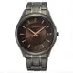 【SEIKO 精工】放射紋錶盤 簡約紳士腕錶-棕X黑 鋼帶39mm(SUR519P1/6N52-00D0U)SK028