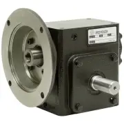 10:1 Right Angle Cast Iron Worm Gear Reducer 1.57 HP 56C Right Output Worldwide