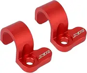 Fenteer Set of 2 Brake Hose Clips for XR600 XR650 XR400R, Red