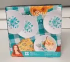 Pioneer Woman 4pc Corelle Appetizer Plate Set "Evie" Teal