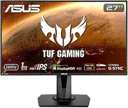 ASUS TUF Gaming VG279QM 27 inch Full HD HDR Gaming Monitor, Fast IPS, Overclockable 280Hz (Above 240Hz, 144Hz), 1ms (GTG), ELMB SYNC, G-SYNC Compatible, DisplayHDR 400, Black