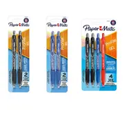 [Papermate] PM Profile Retractable Gel Pen 0.7mm 2pk (Box of 6) - Assrtd