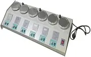 LCD Digital Magnetic Stirrer Digital Display Six-Connected Magnetic Stirrer Hot Plate Magnetic Stir Plate