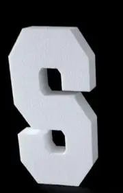 23"H Smooth EPS Foam Letters Alphabet Numbers for Crafts Party Signs Walls Part