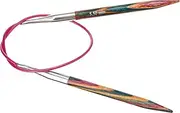 KnitPro KP20312 40 cm x 5.5 mm Symfonie Fixed Circular Needles, Multi-Color, Paars