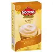 Moccona Latte Coffee Sachets 10 Pack x 1