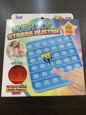 Push Pop Bubble Fidget Sensory Toy Octagon Relief Stress and Anxiety ( Orange )
