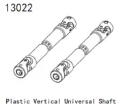 1/10 4Wd Rock Crawler 1001 Land Cruiser Part 13022 Verticle Shafts