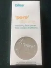 Bliss Pore Little Me Mattifying Face Primer 'pore' Applicator Sponge New in Box