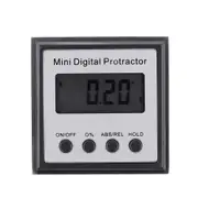 Stainless Steel 360 Degree Mini Digital Protractor Inclinometer Electronic Level Box Magnetic Base Measuring Tools