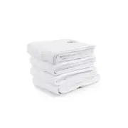 4pc Onkaparinga Avalon Bathroom Hand Towels Set 45x65cm Cotton 550GSM White