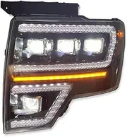 Car Front Headlight Compatible For Ford FF150 2009-2014 Raptor LED FF-150 HeadLamp Styling Dynamic Turn Signal Lens Accessories