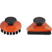 Le Creuset Set of 2 Grill Pan Brushes in Flame at Nordstrom One Size