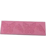1 X Butterfly Shape Silicone Mold Lace Cake Molds Fondant Tools Cake Decorating Tools Silicone Chocolate Icing Border Sugar Mold