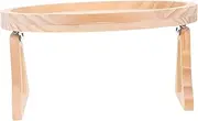 GREENADSCAPE Couch Sofa Armrest Table Snack Storage Tray Couch Arm Table Simple Design Wood Material