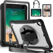 for iPad 6th/5th Generation Case 9.7" 2018/2017, with Built-in Screen Protector