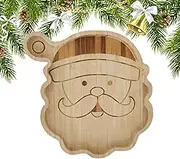 Wooden Serving Boards | Christmas Theme Bread Serving Boards | Kitchen Serving Utensils for Meat, Cheese, Bread, Vegetables
