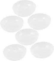 Electronic Scale Tray 6 Pcs Plastic Weighing Pan Capacity Markings Versatile Kitchen Accessory for Baking Cooking
