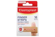 Elastoplast Finger Strip Flexible Fabric Wound Dressing Plaster 16 Pack