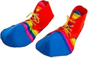 Generic Rainbow Clown Shoes Funny Costume Accessories for Stage Performance, Medium