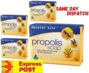 Natural Life Propolis & Manuka Honey Soap 100g Eucalyptus Oil Tea Tree Sensitive