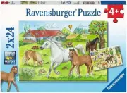 Ravensburger 2 x 24 Piece Jigsaw Puzzles - At The Stables